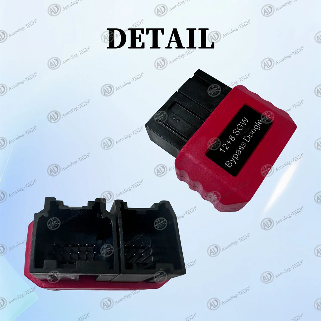SGW Bypass Dongle - 8+12 Pin FCA SGM Adapter | Compatible with 2018+ Chrysler, Dodge, Jeep, RAM, Fiat, Alfa Romeo Blackbox Automotive Diagnostics