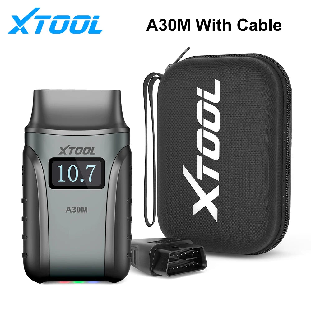 XTOOL Anyscan A30M OBD2 Scanner Active Test Car Diagnostic Tool ABS Bleed Code Reader Auto VIN Lifetime Free Update Blackbox Automotive Diagnostics
