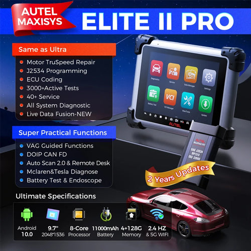 Autel MaxiSys Elite II Pro ULTRA Bidirectional Diagnostic Scanner