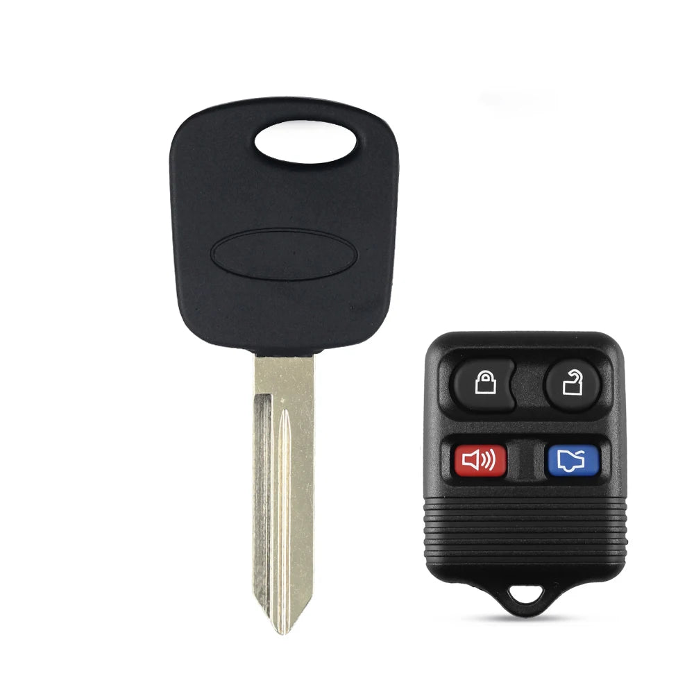 KEYYOU For Ford Escape Focus Expedition Explorer Fusion Mustang Taurus Transponder Car Key Shell Case Fob Remote Key Shell Cover Blackbox Automotive Diagnostics