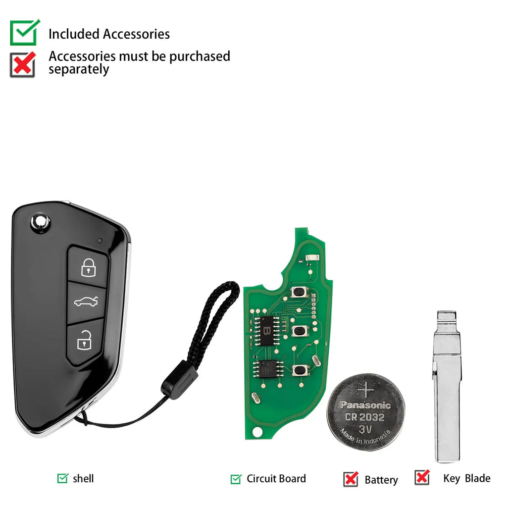 KEYDIY KD NB33-3 Remote Key — Volkswagen — image 2