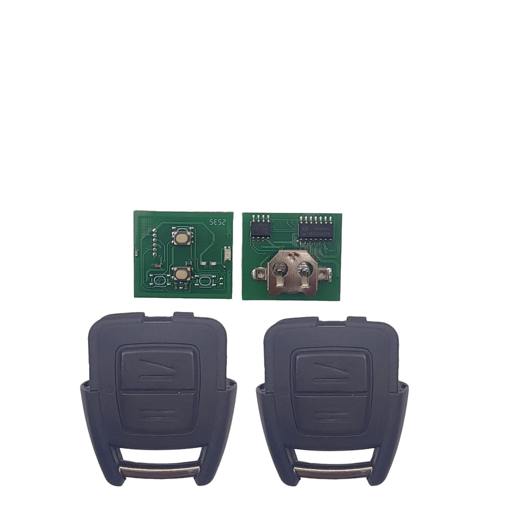 2PCS Car Remote Key PCB 93176615 315/433MHz For Opel Vauxhall Astra A/G Zafira A 200-2004 Holden For BOSCH TS 1998-2005 2Button Blackbox Automotive Diagnostics