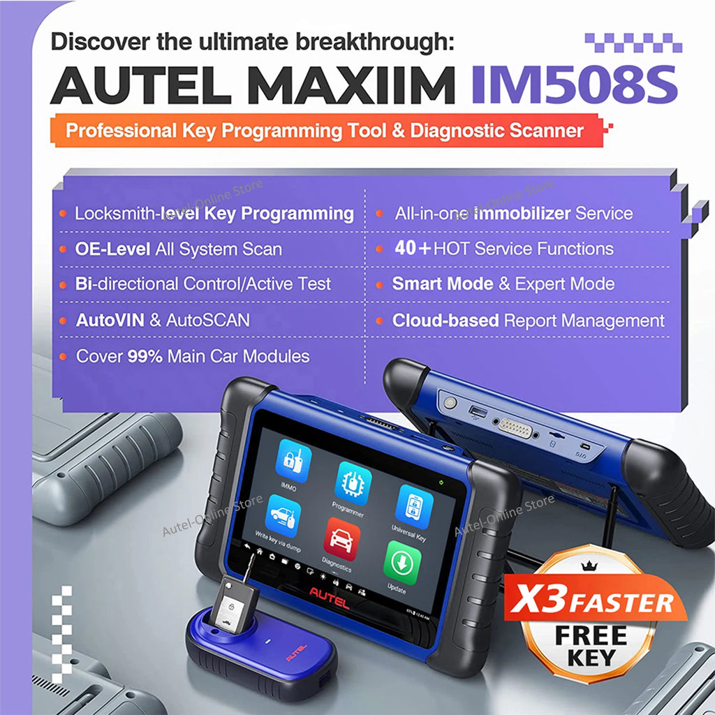 Autel MaxiIM IM508S Key Programmer and Immobilizer Tool