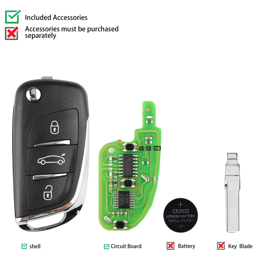 Xhorse XNDS00EN Remote Key — Volkswagen — image 5