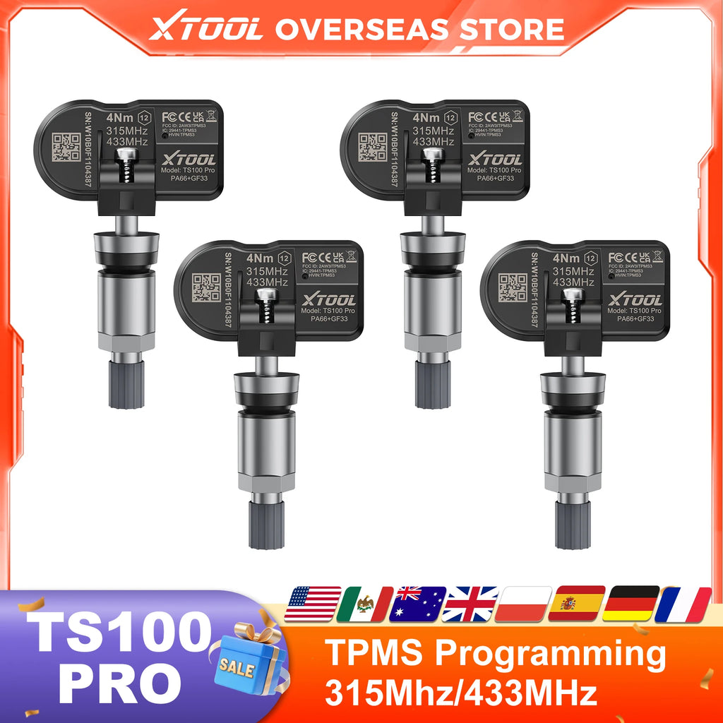 Xtool 4PCS TS100 TPMS Sensor