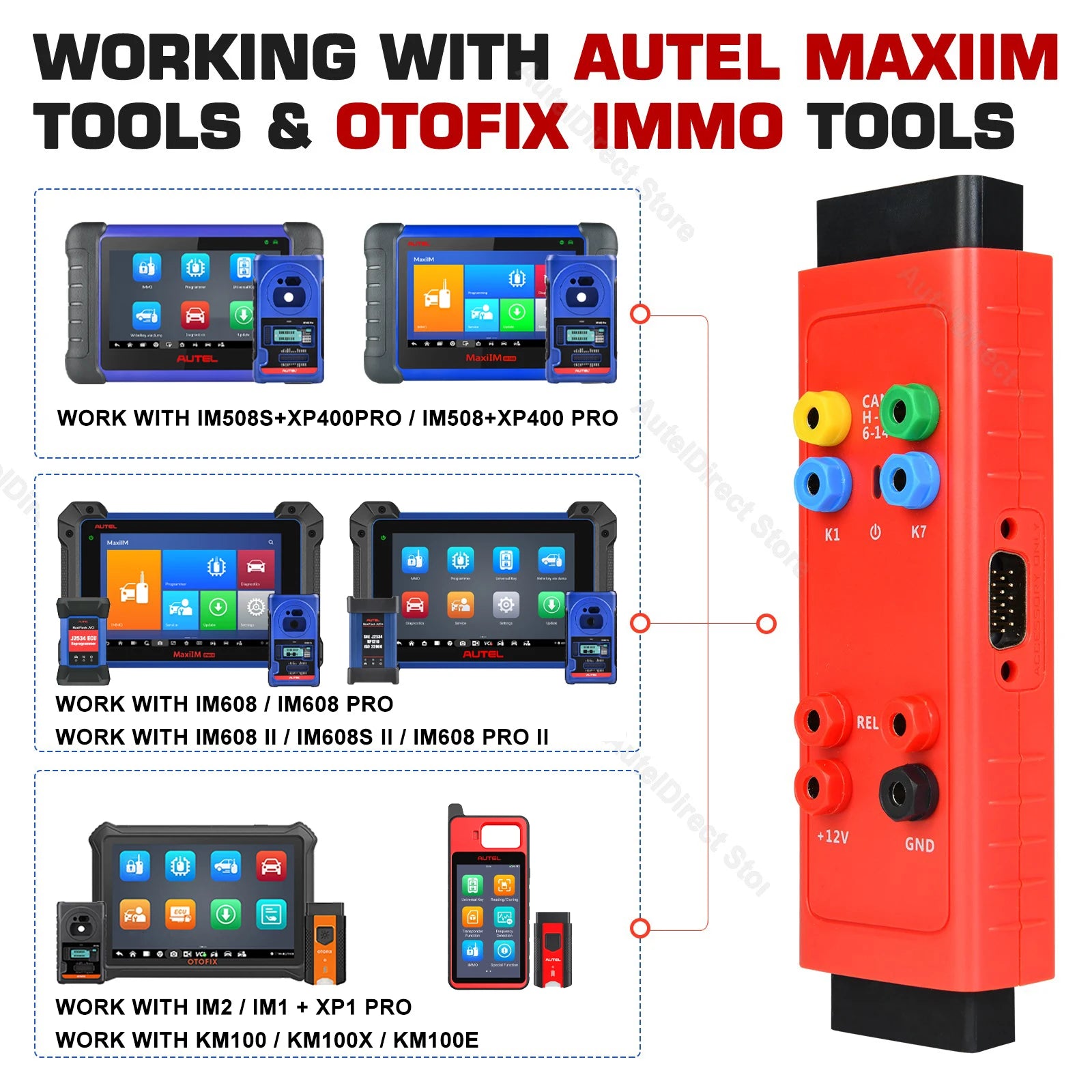 Autel KM100 Key Programmer and Immobilizer Tool