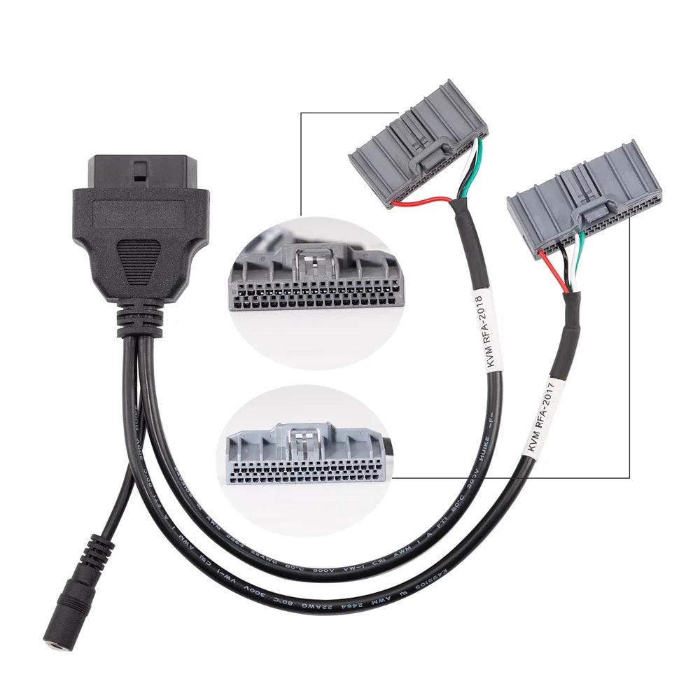 2025 GODIAG for Jaguar for Land Rover Pre-2017 J-L-R Post-2017 KVM RFA 2-in-1 Communication Test Cable Blackbox Automotive Diagnostics