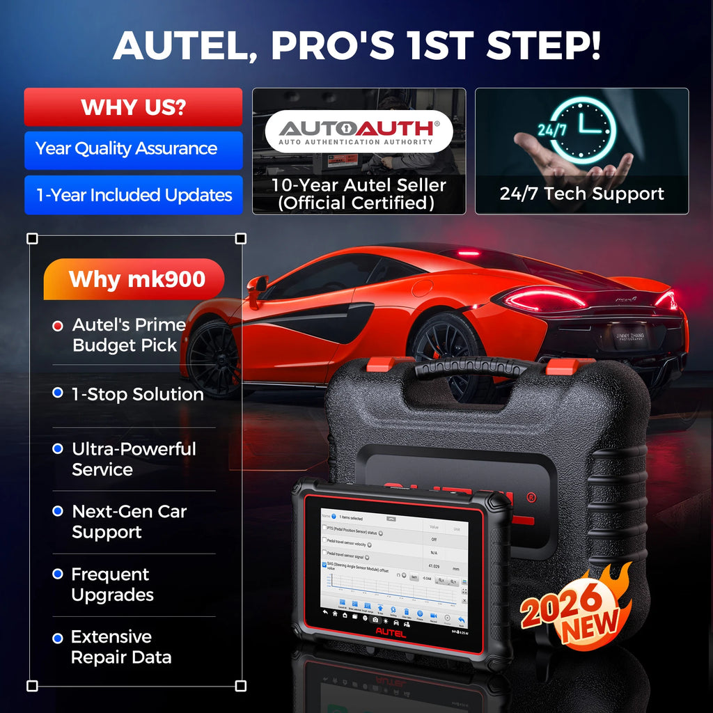 Autel MaxiCOM MK900 Bidirectional Diagnostic Scanner