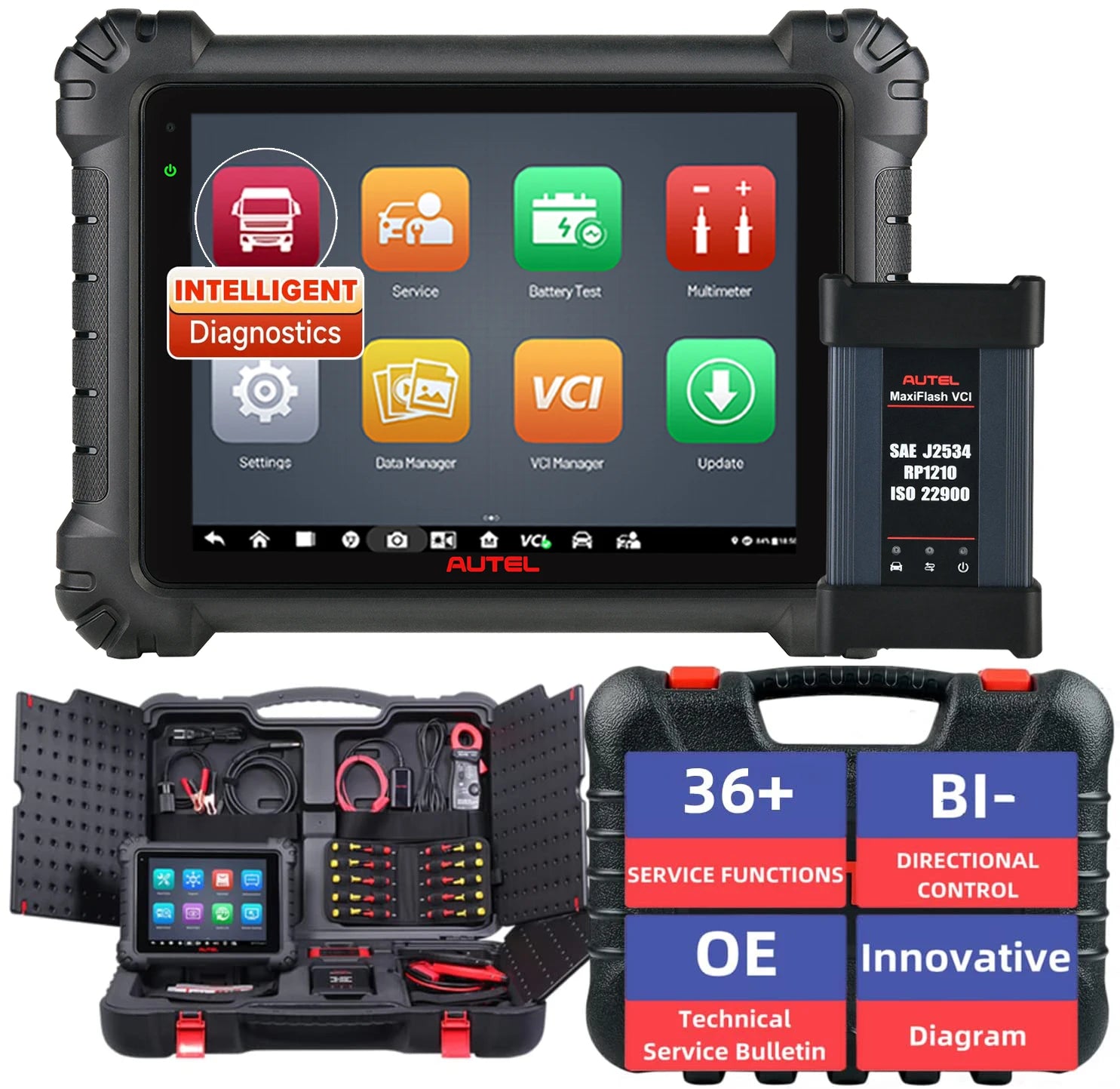 Autel MaxiSys MS909CV Bidirectional Diagnostic Scanner