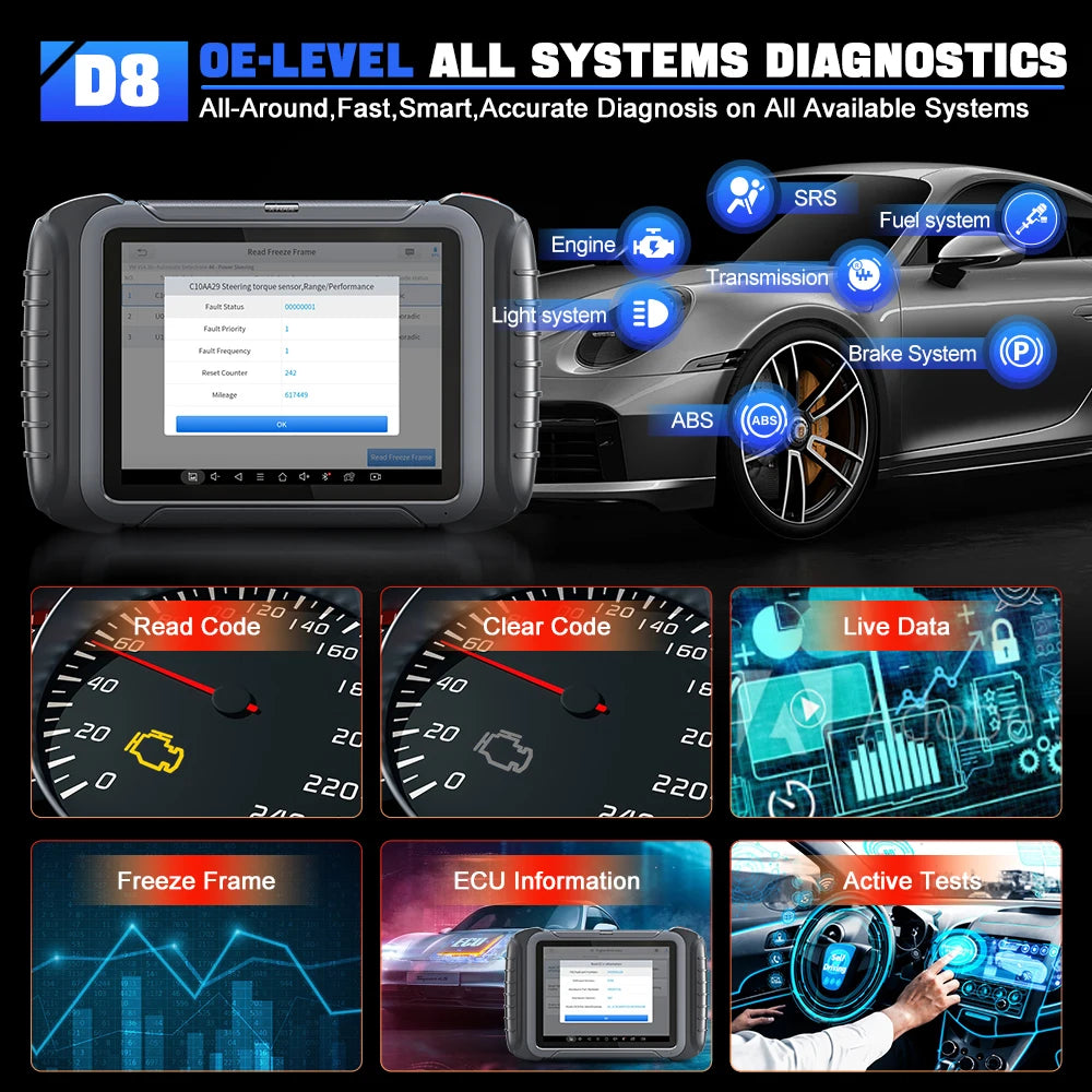 Xtool D8 Automotive Diagnostic Scanner — image 4