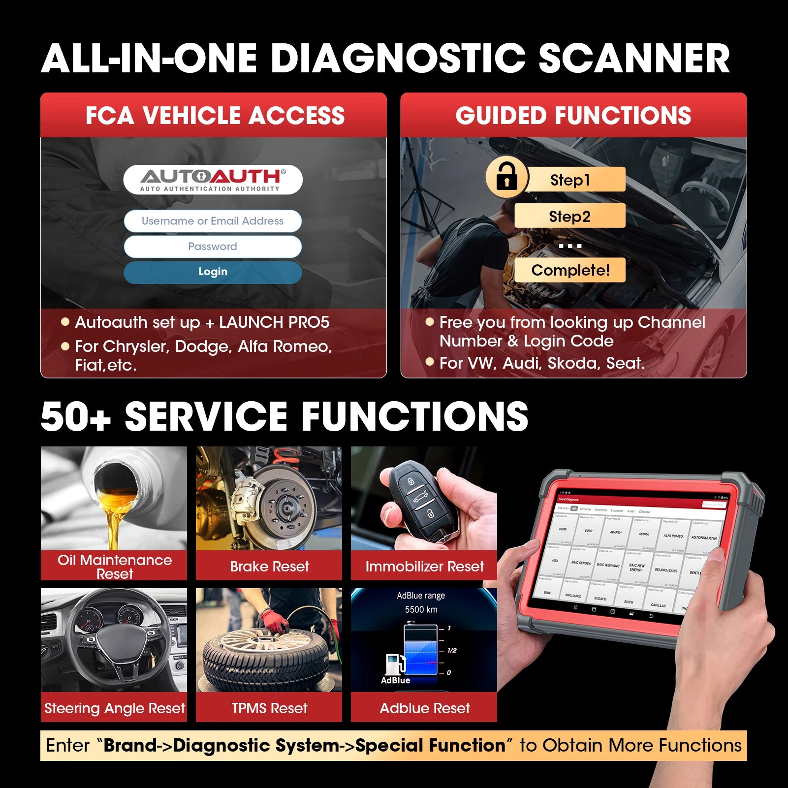 Launch X431 Key Programmer and Immobilizer Tool