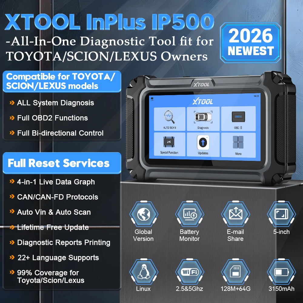 Xtool IP500-TLS Automotive Diagnostic Scanner — image 2