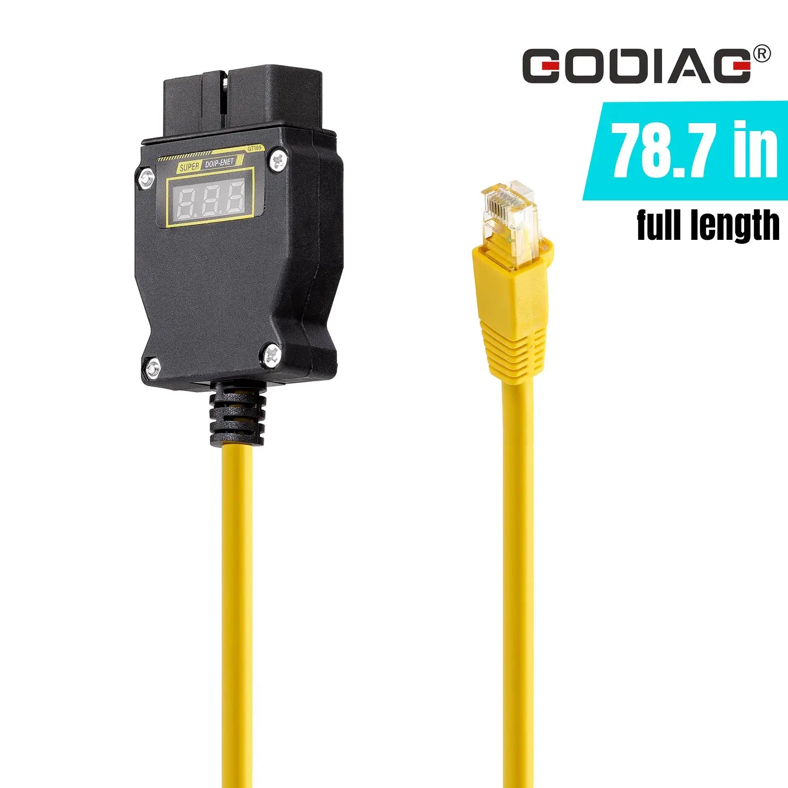 GODIAG GT109 DOIP-ENET Diagnostic Programming Cable for Vehicles Supporting DOIP Protocol Blackbox Automotive Diagnostics