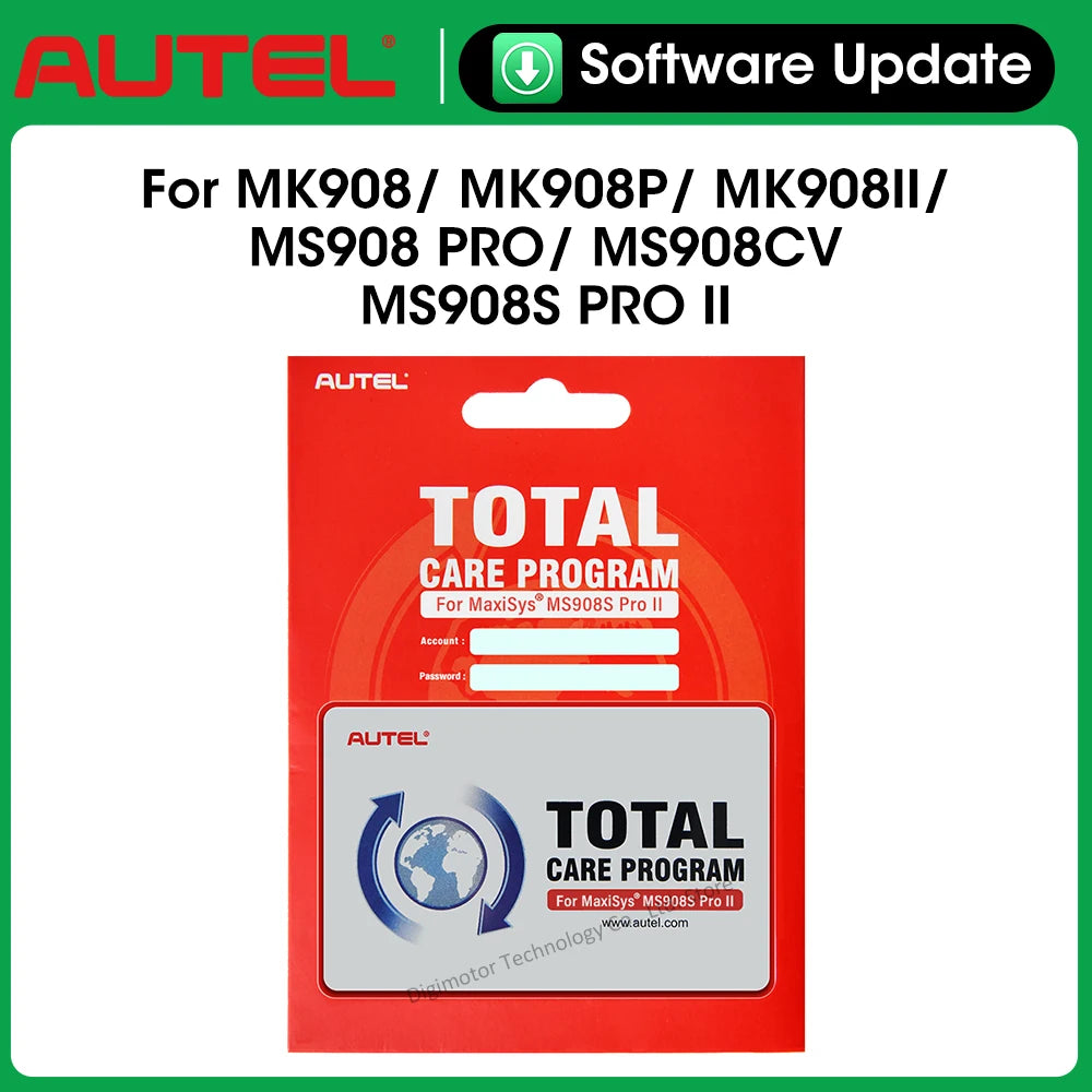 Autel MK908 MK908 II Software Update
