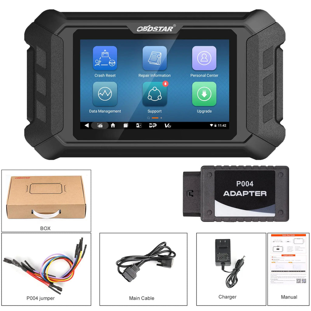 OBDSTAR P50 Airbag Reset Tool Covers 91 Brands and 12200+ ECU Part No. by OBD/Bench Support Battery Reset/ SAS Reset Blackbox Automotive Diagnostics
