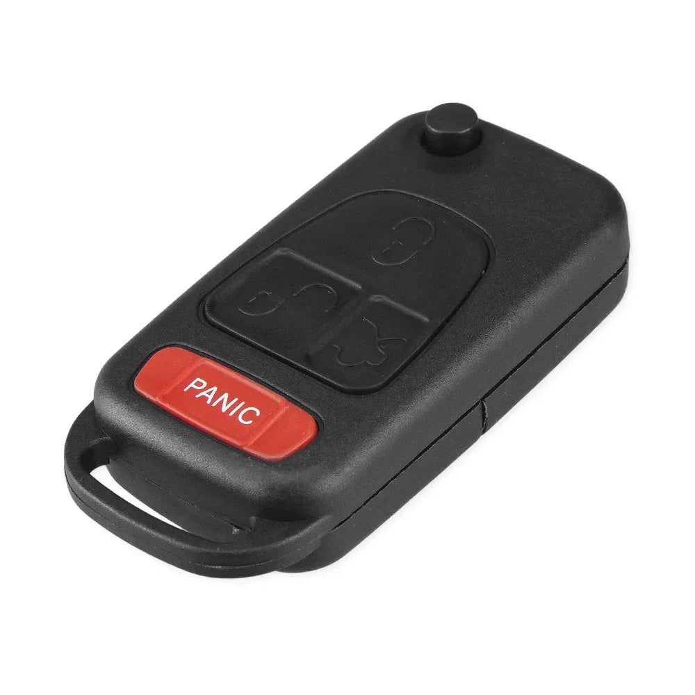 KEYYOU 1/2/3/4 Button Flip Folding Car Remote Key shell For Mercedes Benz SLK E113 A C E S W168 W124 W202 W203 Auto Key Case Blackbox Automotive Diagnostics