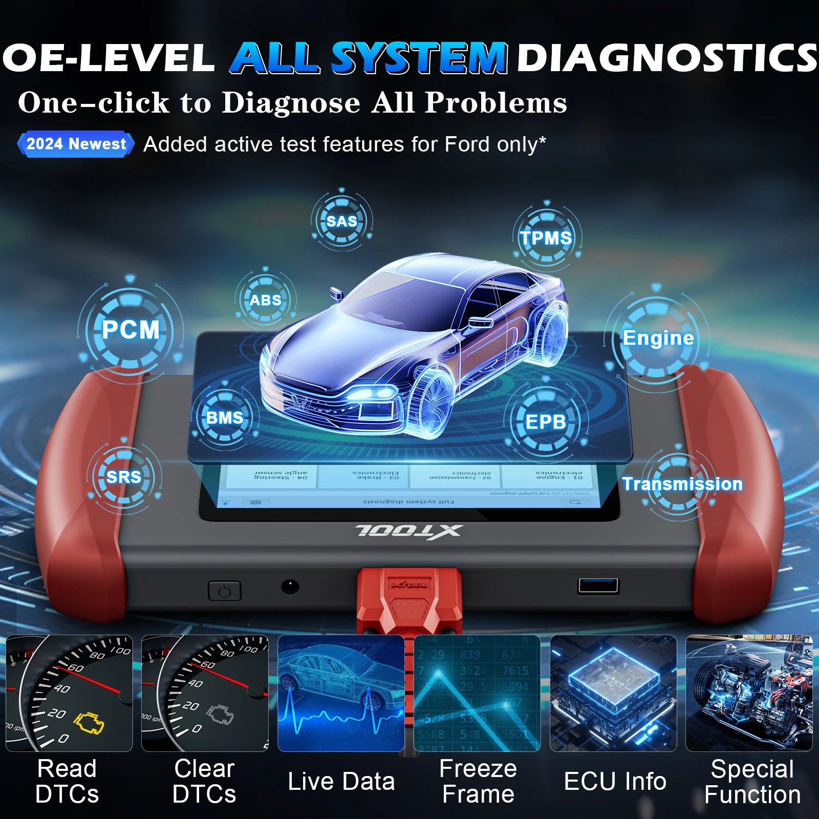 Xtool IP608 Automotive Diagnostic Scanner — image 5
