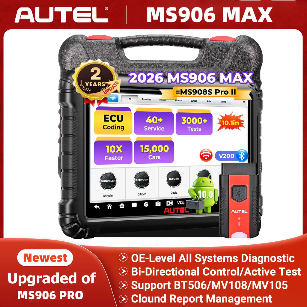 Autel MS906MAX Bidirectional Diagnostic Scanner