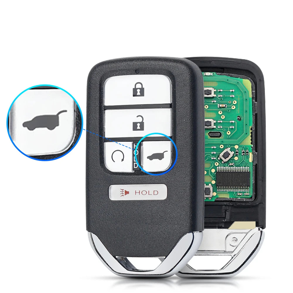 KEYYOU KR5V2X For Honda Accord Piot CR-V Civic 2016 2017 2018 2019 2020 433MHz ID47 Chip 2/3/4/5/6/7 Button Smart Remote Key Fob Blackbox Automotive Diagnostics
