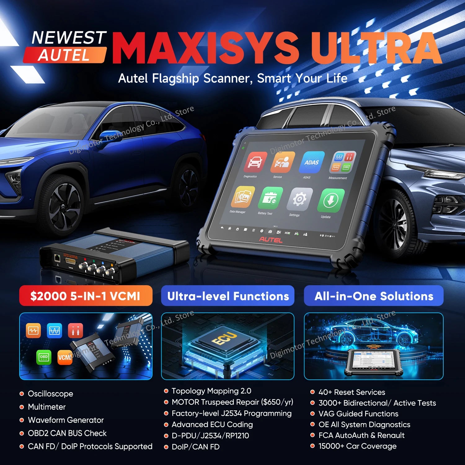 Autel 5-in-1 Automotive Diagnostic Scanner — image 3