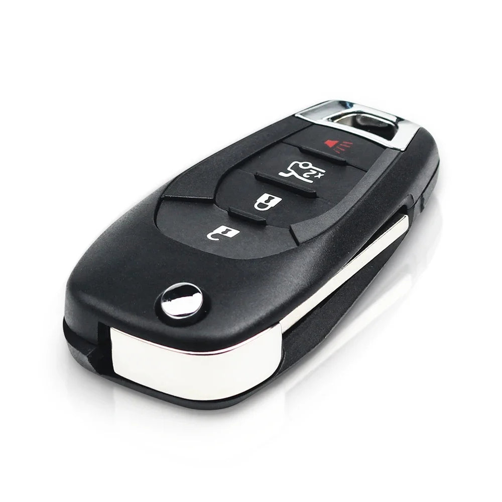 KEYYOU 2/3/4BNT Remote Flip Car Key Shell Case For Chevrolet Cruze Trax LS Badge Spark Sonic Aveo Tracker Onix RS Trailblazer Blackbox Automotive Diagnostics