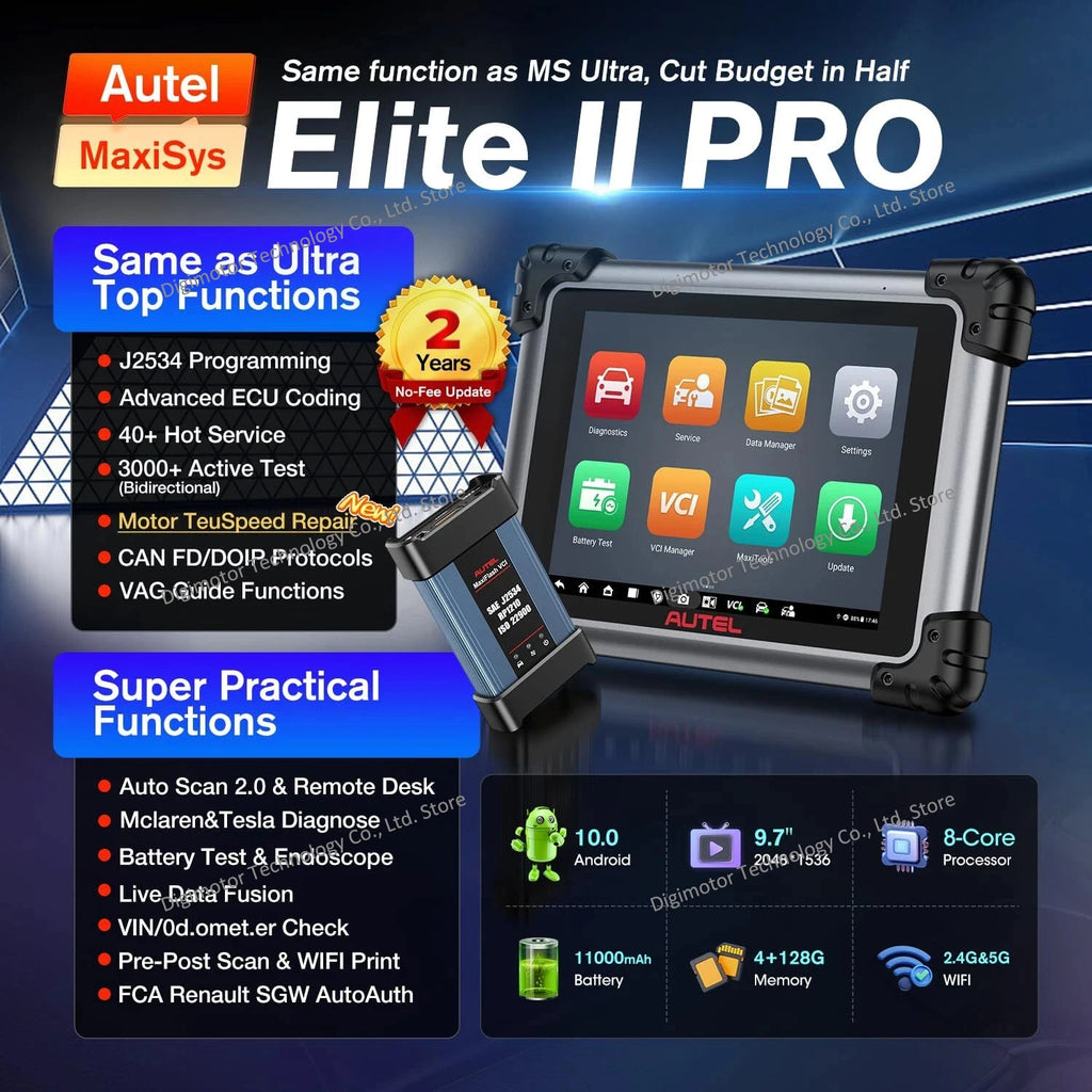 Autel Elite II Pro Automotive Diagnostic Scanner — image 3