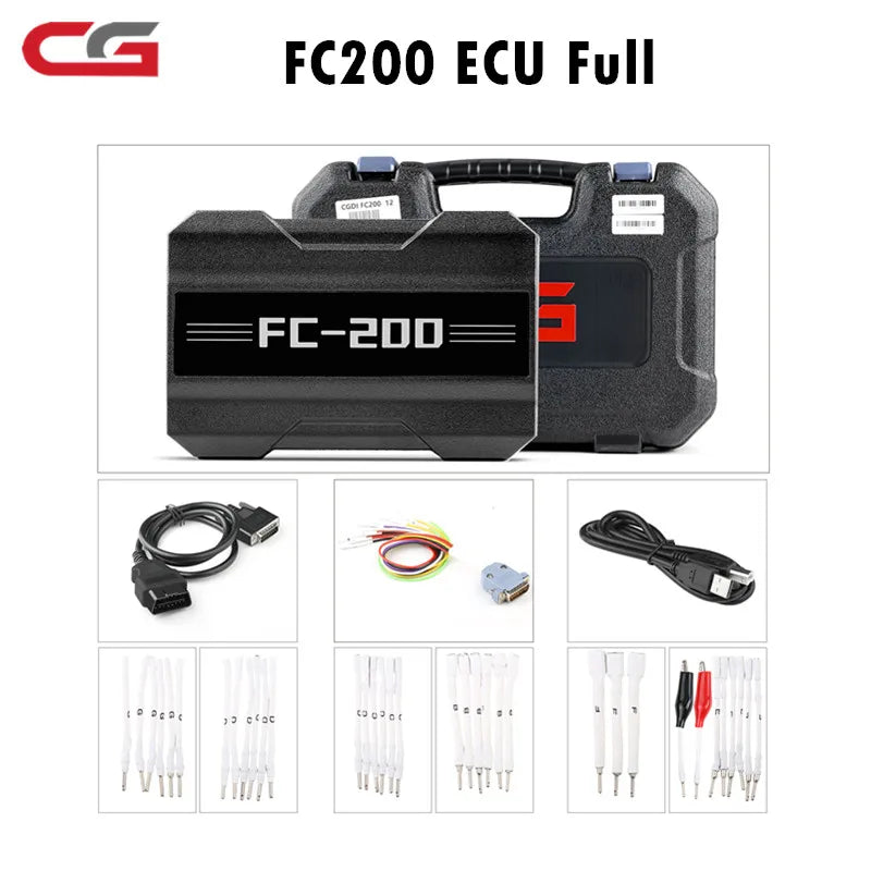 V1.3.4.1 CG FC200 ECU Programmer Full Version Support 4200 ECUs and 3 Operating Modes Upgrade of AT200 Can Choose AT200 Adapter Blackbox Automotive Diagnostics