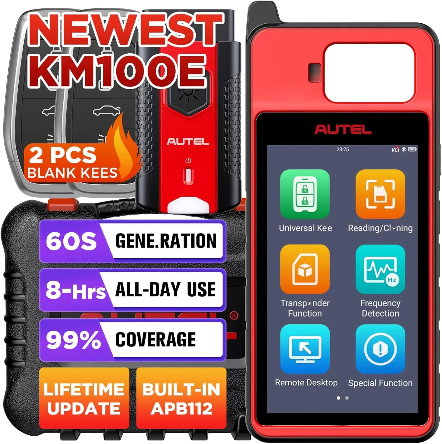 Autel MaxiIM KM100E Key Programmer and Immobilizer Tool