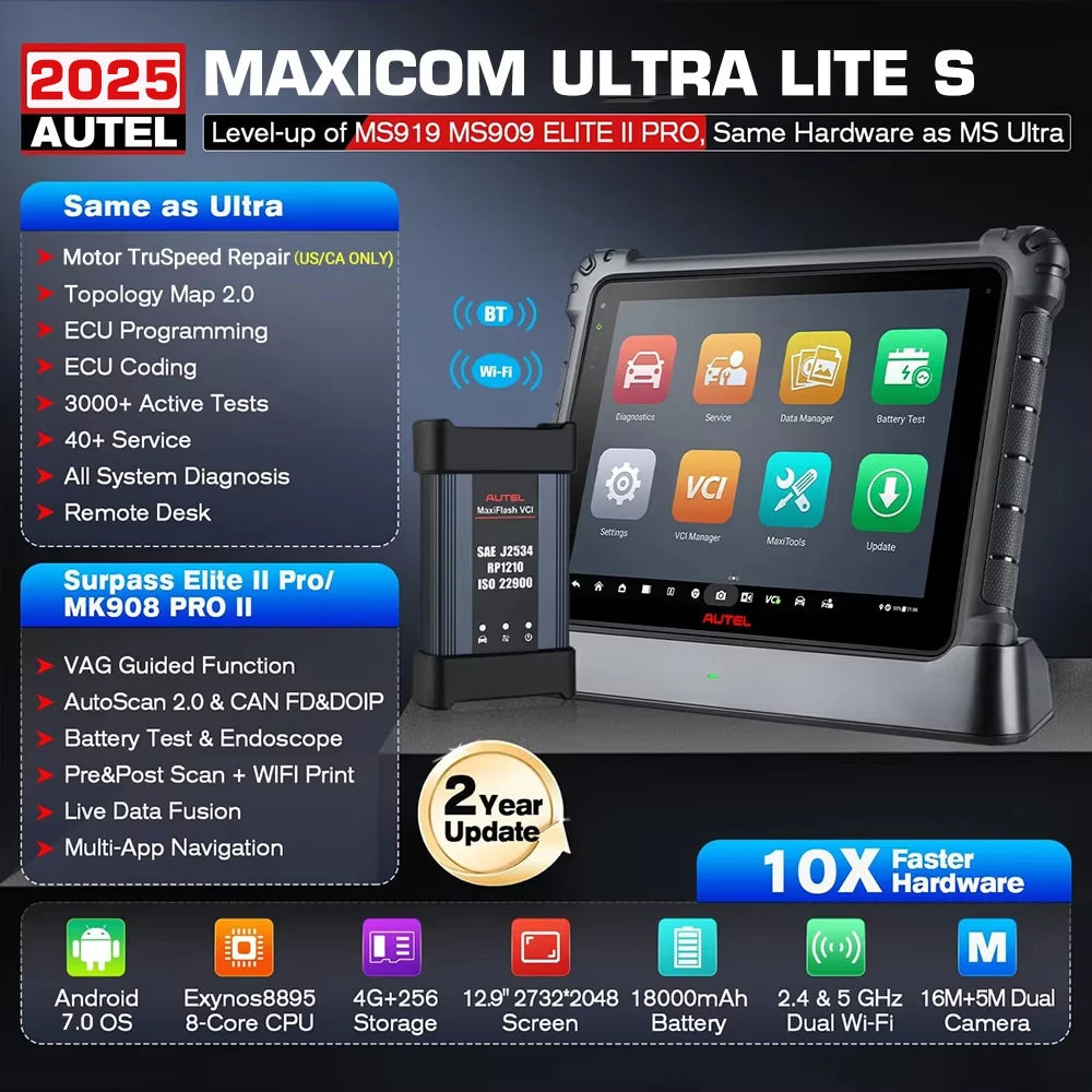 Autel MaxiCOM Ultra Bidirectional Diagnostic Scanner