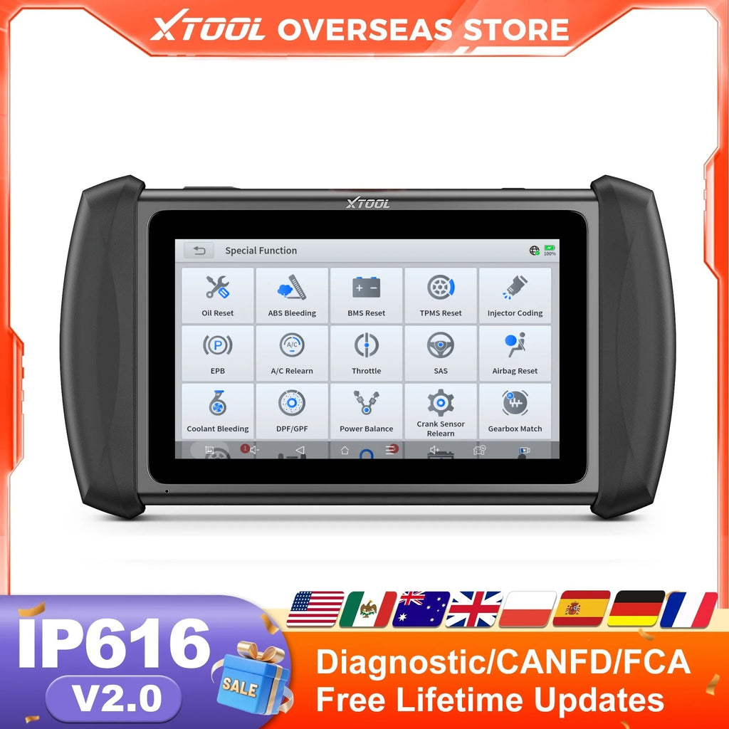 Xtool IP616 V2.0 Automotive Diagnostic Scanner