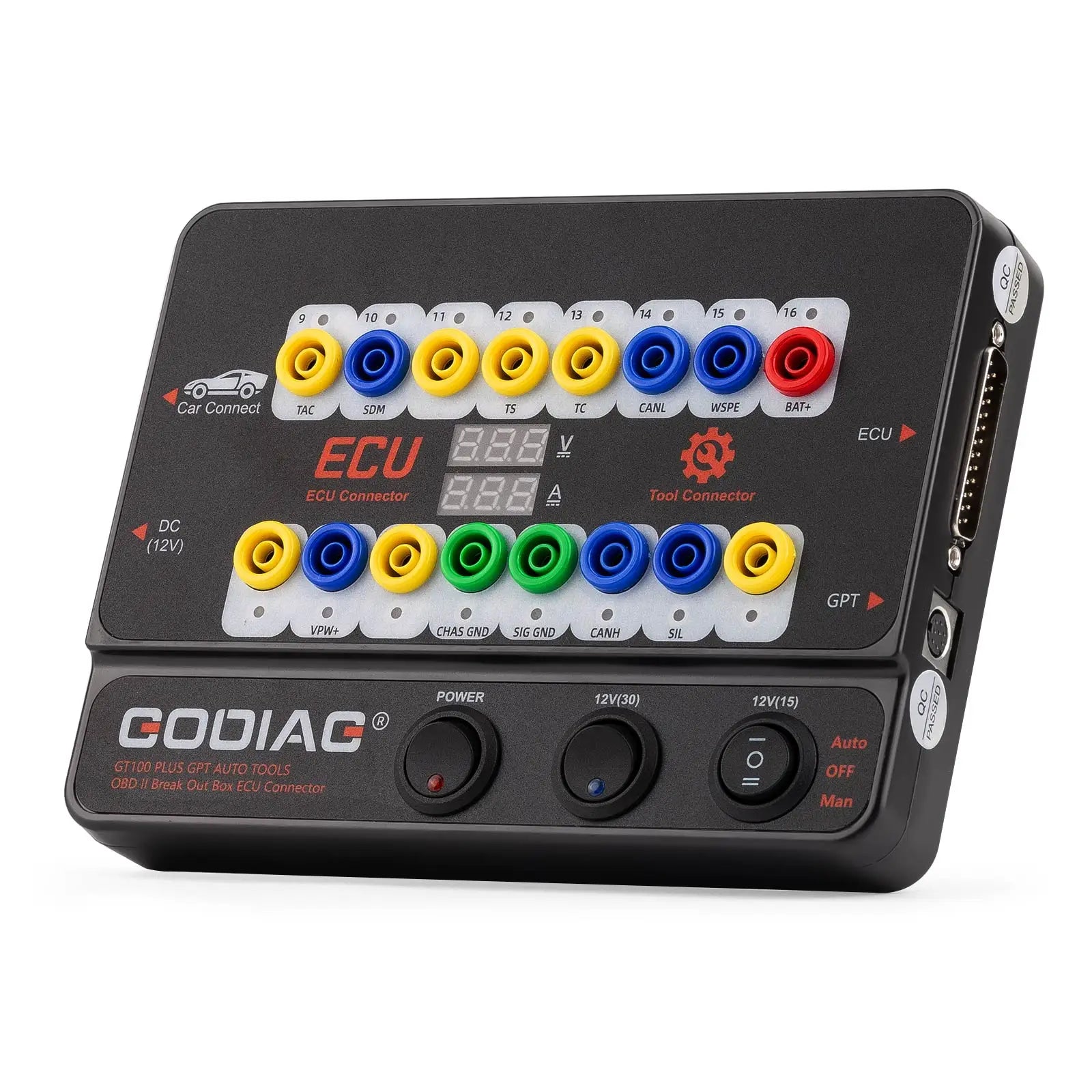 GODIAG GT100 PLUS GPT ENET DOIP 12V-24V AUTO TOOLS OBD II Break Out Box ECU Connector Blackbox Automotive Diagnostics