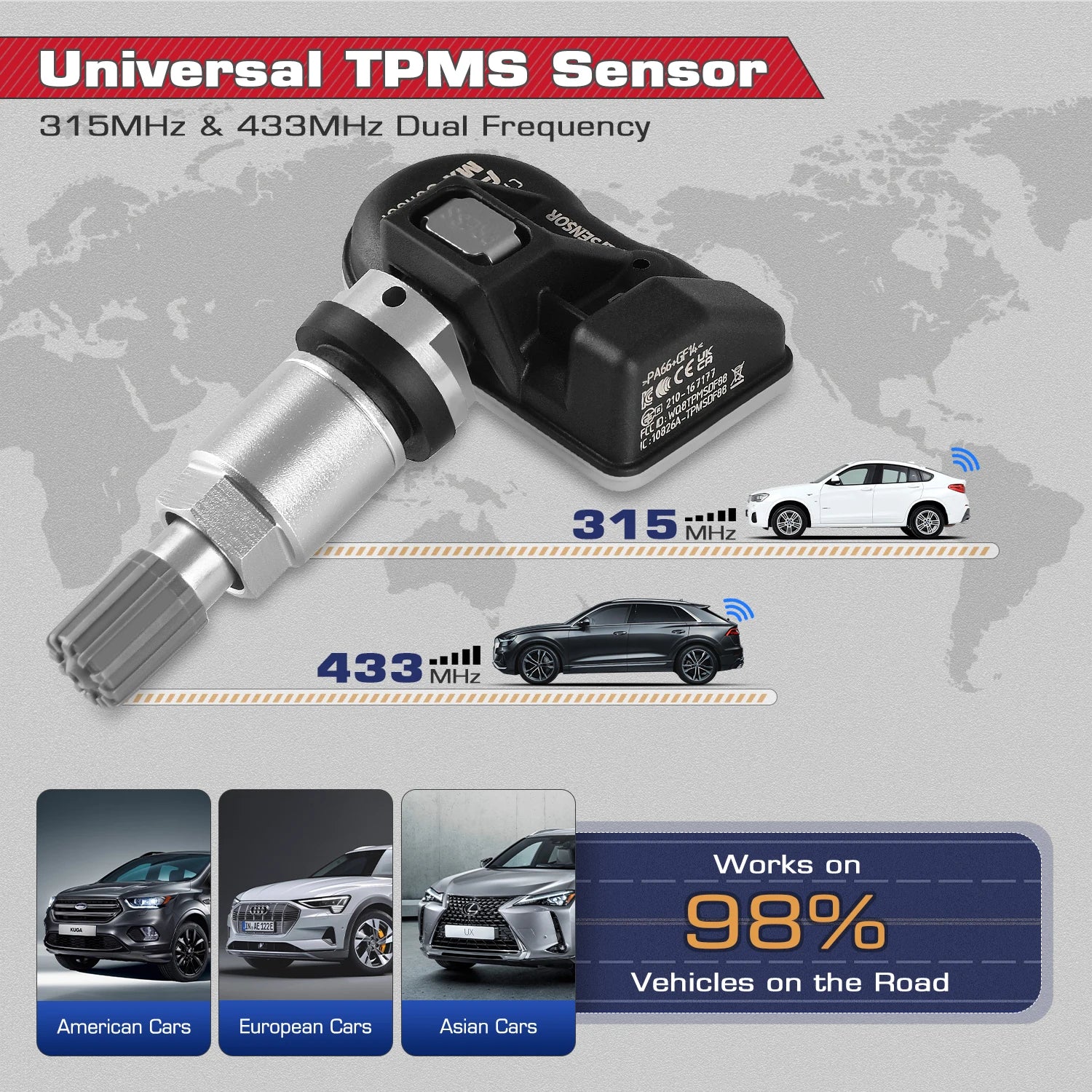 Autel TS501 Pro TS508WF TPMS Sensor — image 4